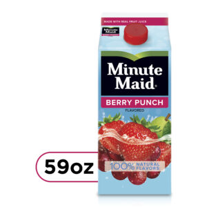 Minute Maid Berry Punch Flavored Fruit Drink, 59 fl oz Carton
