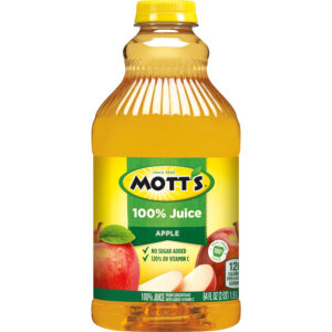 Mott's 100% Juice Original Apple Juice, 64 Fluid Ounce, Bottle